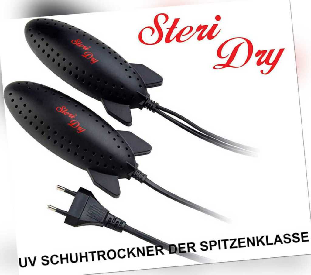 Steri Dry Schuhtrockner Schuhwärmer Handschuh-Trockner UV-Licht für Ski-Schuhe