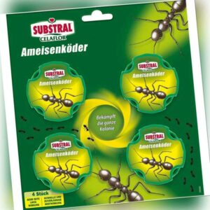 Substral Celaflor Ameisen Köder Ameisenmittel Abwehr Bekämpfung Terrasse 4 Dosen