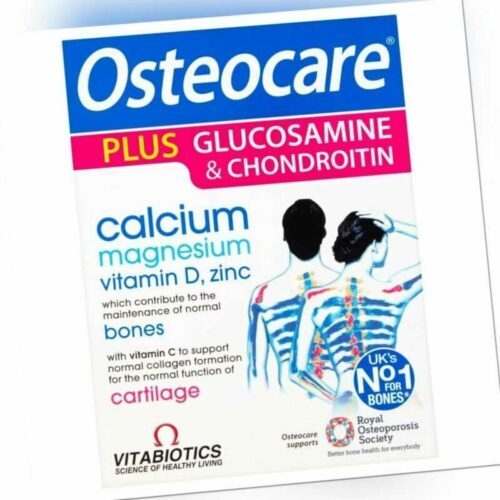 Vitabiotics Osteocare Plus Glucosamin & Chondroitin - 60 Tabletten