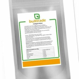 1 kg | Collagen Pulver | Kollagen | Geschmacksneutral | Protein | Buxtrade