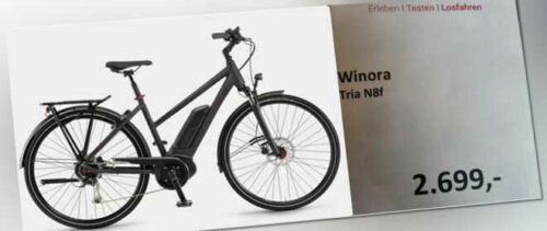 Damen E-Bike Fahrrad Minora Tria N8f