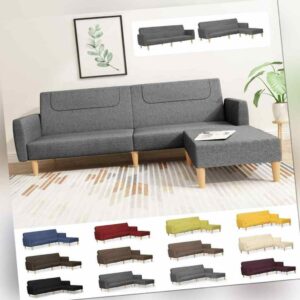 Schlafsofa 2-Sitzer Stoff Schlafcouch Sofabett Mehrere Farben/Modelle vidaXL