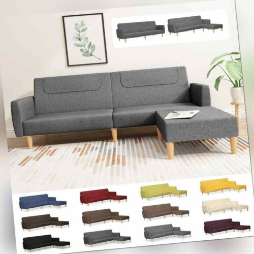 Schlafsofa 2-Sitzer Stoff Schlafcouch Sofabett Mehrere Farben/Modelle vidaXL