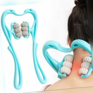 Nackenmassage Tool Roller Selbstmassage Druck Entlastet Hand Schulter Dual Point