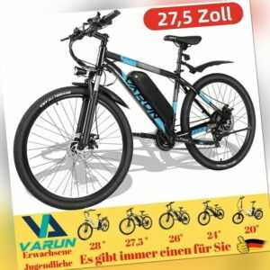 Elektrofahrrad Mountainbike E-Bike 27,5" Shimano Pedelec 48V 12,5AH LI-ION AKKU