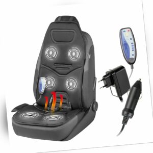 Massage-Sitzauflage Laxly, Massagesitz mit Sitzheizung für Auto und Zuhause