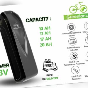 Greenlance E-Bike Akku 48V 13AH - Akku für E-Bike Umbausatz