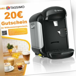 Bosch Tassimo Kapselmaschine Vivy 2 schwarz Kaffee Automat TAS 1402 Heißgetränke