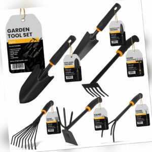 6Stk Gartengeräte Gartenwerkzeug Set Pflanzset Garten Kleingeräte Schaufel Kelle