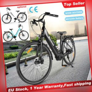 Accolmile 700C Electric Urban Bike City Bike w/ 36V 250W BAFANG Mid Motor 561Wh