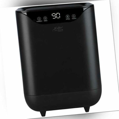 Sichler 3in1-XL-Tisch-Luftwäscher, -befeuchter, -kühler, UV-Licht, 4l, schwarz