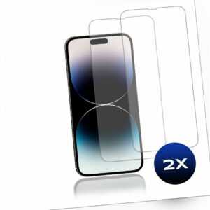 2x Schutzglas für Apple iPhone 14 13 12 11 X XS XR
