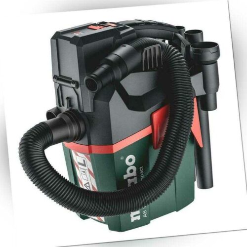 Metabo Akku Sauger AS 18 L PC Compact 18V 6 L manuelle Filterreinigung + Zubehör