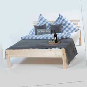 Seniorenbett Doppelbett Einzelbett Holzbett Massivholzbett stabiles hohes Bett