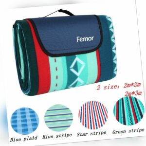 Picknickdecke Campingdecke Picknick Decke Fleece Reisedecke