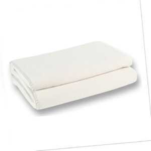 Zoeppritz Soft-Fleece Kuschel Decke 110x150cm col. 010 off white