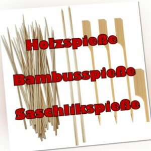 Schaschlikspieße Holzspieße Bambusspieße Street-Food Grillspieße Fleischspieße