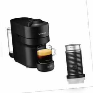 DeLonghi ENV90.B Vertuo Pop Nespresso Kapselmaschine + Aeroccino 3 Milchschäumer
