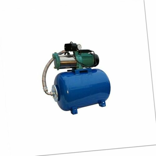 Wasserpumpe 1300-2200W 24-100l Druckbehälter Gartenpumpe Hauswasserwerk Set