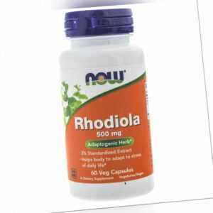 NOW FOODS Rhodiola Rosea 500 mg 60 Kapseln