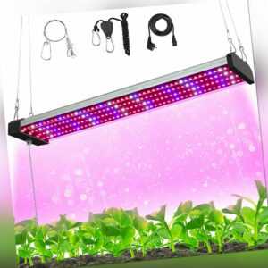 LED Pflanzenlicht Vollspektrum Anschließbare Grow Wachstumslampe Pflanzenleuchte