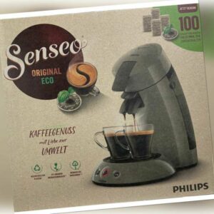 Philips Eco Senseo Original Kaffeemaschine Kaffeepadmaschine HD7806/37 Neu Grau