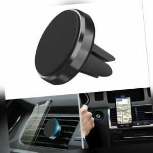 Handyhalterung Auto Magnet Lüftungsgitter KFZ Smartphone Halter Universal Rund