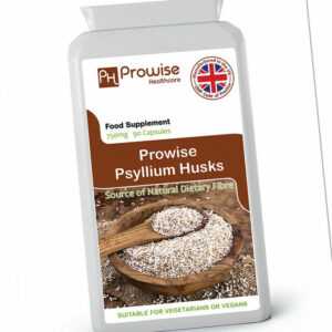 Psyllium Husks 750 mg x 90 Kapseln von Prowise Healthcare