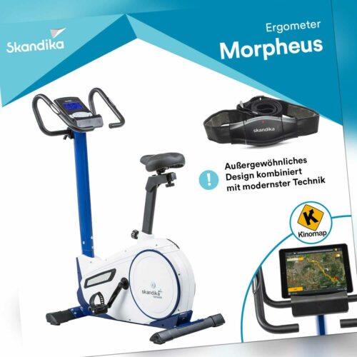 Skandika Ergometer Morpheus Fitnessbike Cardiotrainer Bluetooth Computer Neu