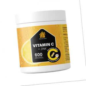 Angebotspreis Vitamin C + Zink Kapseln - STARKES Immunsystem - Vegan hochdosiert