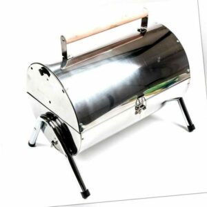 Holzkohlegrill tragbarer Kohlegrill Doppel-Grillfläche Gartengrill Klappgrill