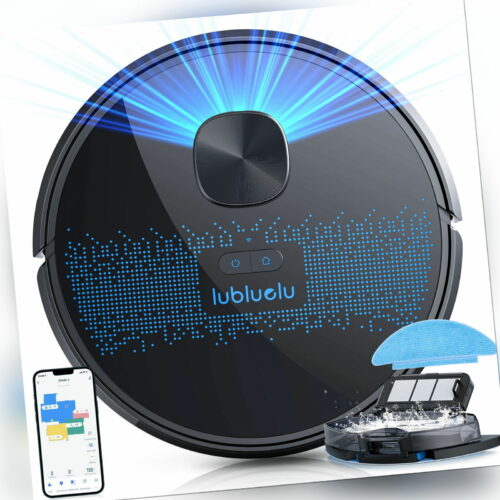Lubluelu Saugroboter Laser-Navigation LDS SLAM 3000Pa Wischfunktion Staubsauger