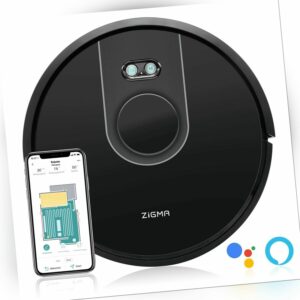 Saugroboter Saug -Wischroboter 4000Pa, WLAN Staubsauger, Laser, Zigma Spark 980