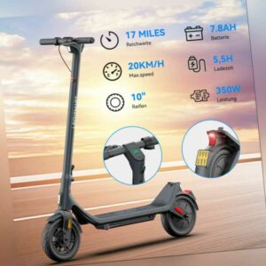 350W E-Scooter mit Straßenzulassung Elektroroller ABE Faltbar Elektro Roller