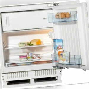 Amica UKS 16158 Unterbau-Kühlschrank mit Gefrierfach, 82 cm hoch, Festtür-Techni