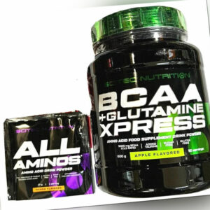 (44,15€/kg)Scitec Nutrition BCAA+GLUTAMINE XPRESS 600g Dose+Probe