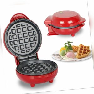 Mini Waffelautomat Waffeleisen Anti-Haft Round Waffle Backen Waffelmaker Home