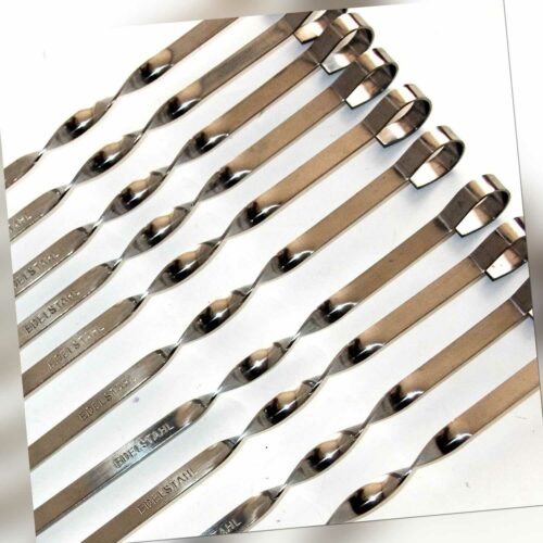 50 x Schaschlikspiesse 1,5 mm. Edelstahl 50cm. Schampura Grillspiesse