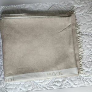 JOOP! Kuscheldecke, Plaid Fransen Doubleface 130x180cm NP 149€ !!