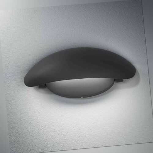 Osram LED Wandleuchte Endura Style Cover 12W dunkelgrau warmweiß außen IP44