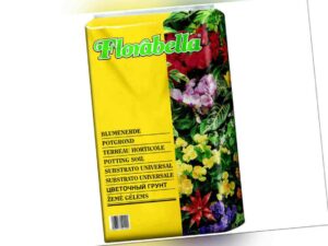 Florabella Blumenerde 40 L & 70 L Pflanzerde Gartenerde Universalerde Erde