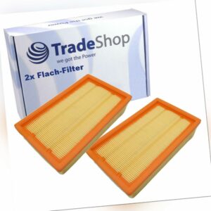 2x Flachfalten-Filter für Kärcher NT 30/1 Tact Te L NT 35/1 Ap NT 35/1 AP TE