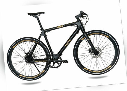 28 Zoll eBike Pedelec NAEC eONE GATES Riemenantrieb 50Nm Modular schwarz GOLD 1A