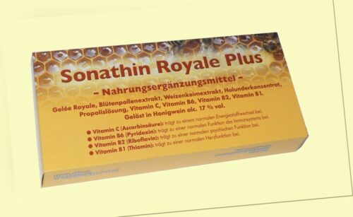 Sonathin Royale Plus mit Gelée Royale, Blütenpollenextrakt, Weizenkeimextrakt...