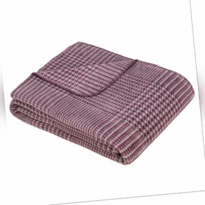 Bugatti Wohndecke Jaquard Decke Kuscheldecke 3530-500 Lila 150x200