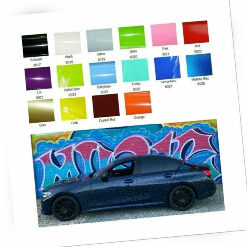 Glänzende Folie mit Luftkanälen Car Wrapping Auto Folie blasenfrei selbstklebend