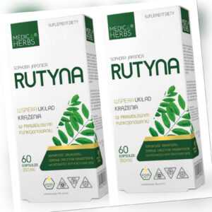 Rutin Extrakt 95% Sophora Japonica Antioxidantien Ohne Zusätze 350mg 120 Kapseln