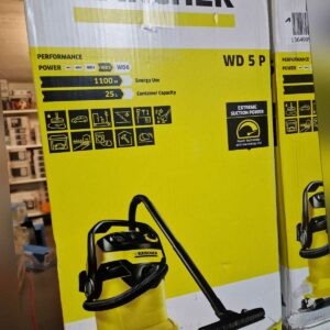 Kärcher Nass- Trockensauger WD 5 P mit extra Steckdose, Baustellensauger, Neu