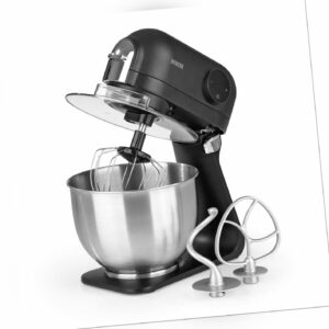N8WERK Küchenmaschine Knetmaschine Rührmaschine Edelstahl Mixer Digital 5l 1200W