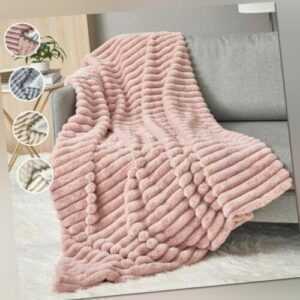 Weiche Kuscheldecke Flauschige Wohndecke Decke Flanell Plüsch
